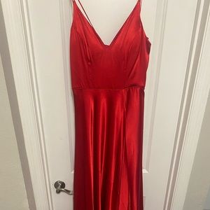 Windsor Red Silk Dress.